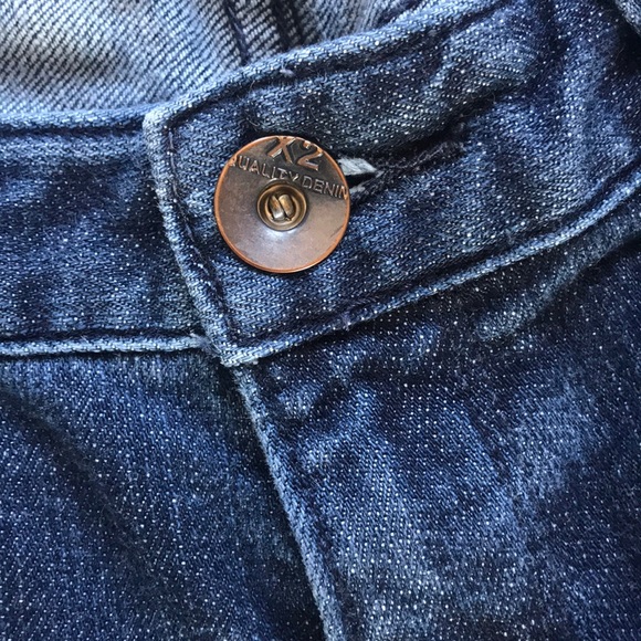 🐆Mid-rise straight leg jean w/animal print detail - Picture 3 of 7